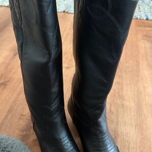 Steve Madden Black Heeled Boots